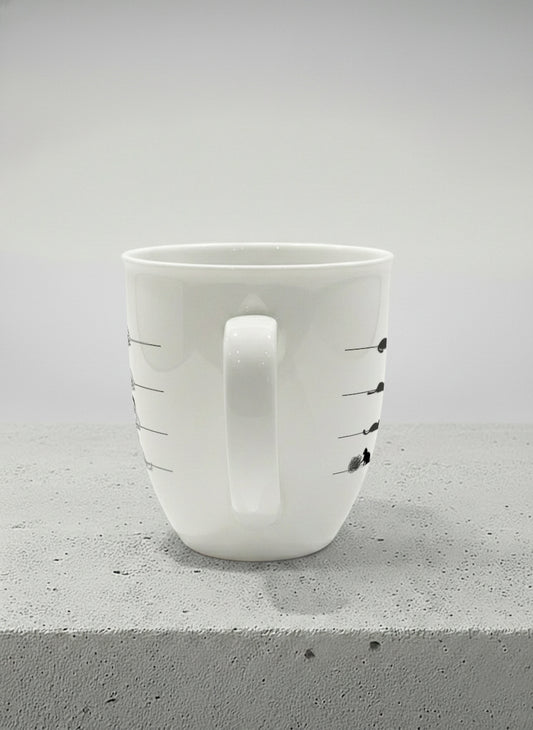 Ronny Mug | A Purrfect idea mug side view with cat comic by Tang Yau Hoong - Gallery By Inhesion
