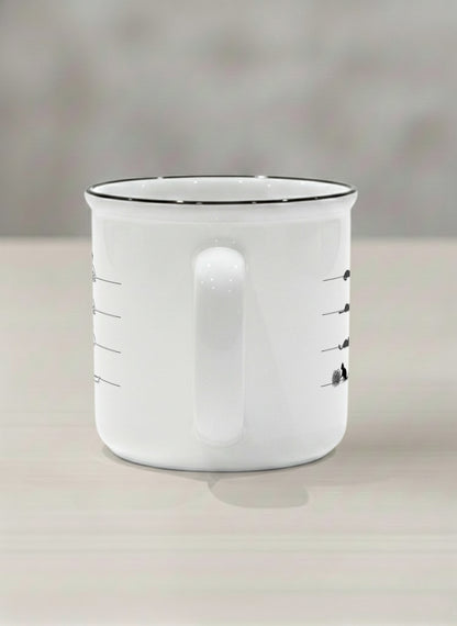 Enamel Mug | A Purrfect idea mug with cat comic by Tang Yau Hoong - Gallery By Inhesion