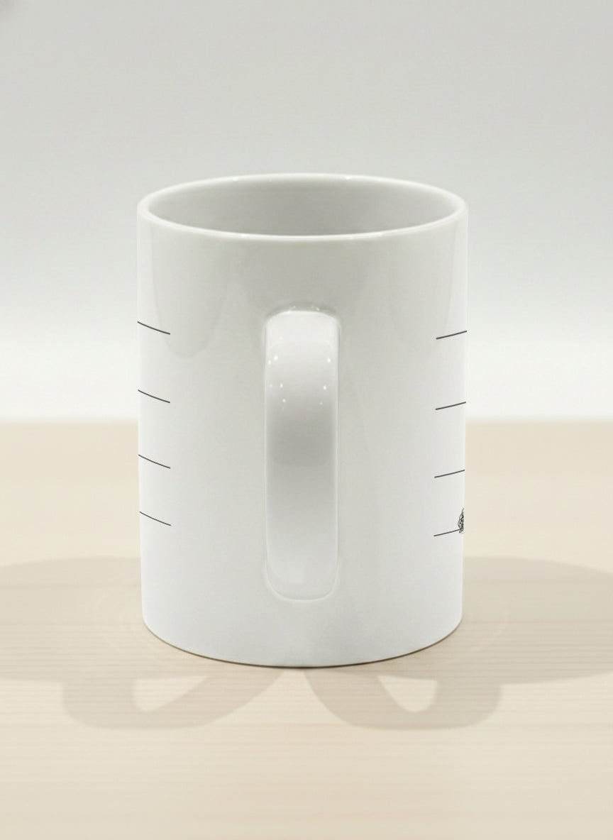 Hero Mug | A Purrfect idea side view mug with cat comic by Tang Yau Hoong - Gallery By Inhesion