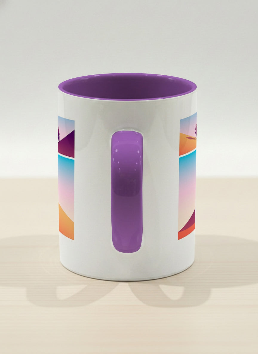 Hero Mug | When Love Meets Us side view mug with lover comic by Tang Yau Hoong - Gallery By Inhesion