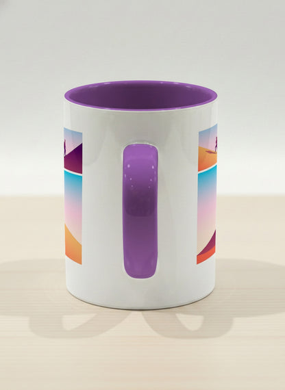 Hero Mug | When Love Meets Us side view mug with lover comic by Tang Yau Hoong - Gallery By Inhesion