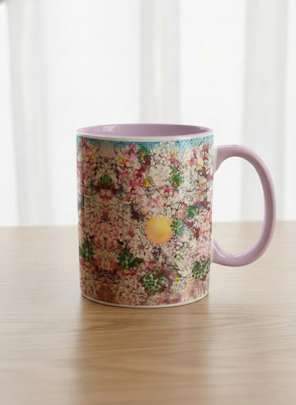 Classic Mug | Morning Blossoms mug with floral design by Renee Pupetz - Gallery By Inhesion