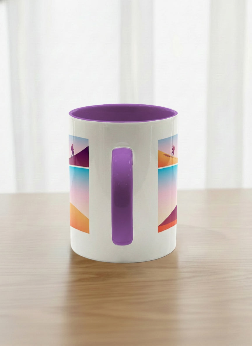 Classic Mug | When Love Meets Us side view mug with lover comic by Tang Yau Hoong - Gallery By Inhesion