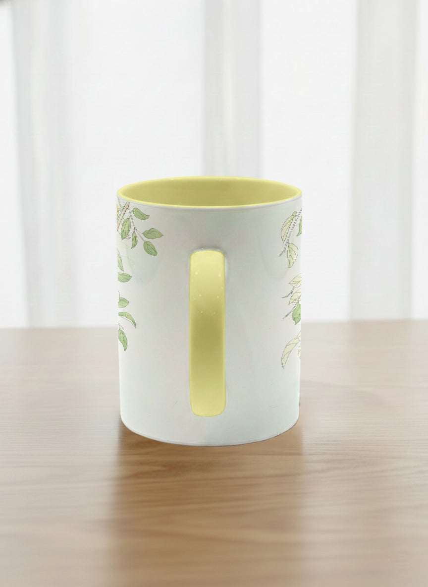Classic Mug | Refreshing Pears side view mug with watercolor yellow pears by Alice Wong - Gallery By Inhesion