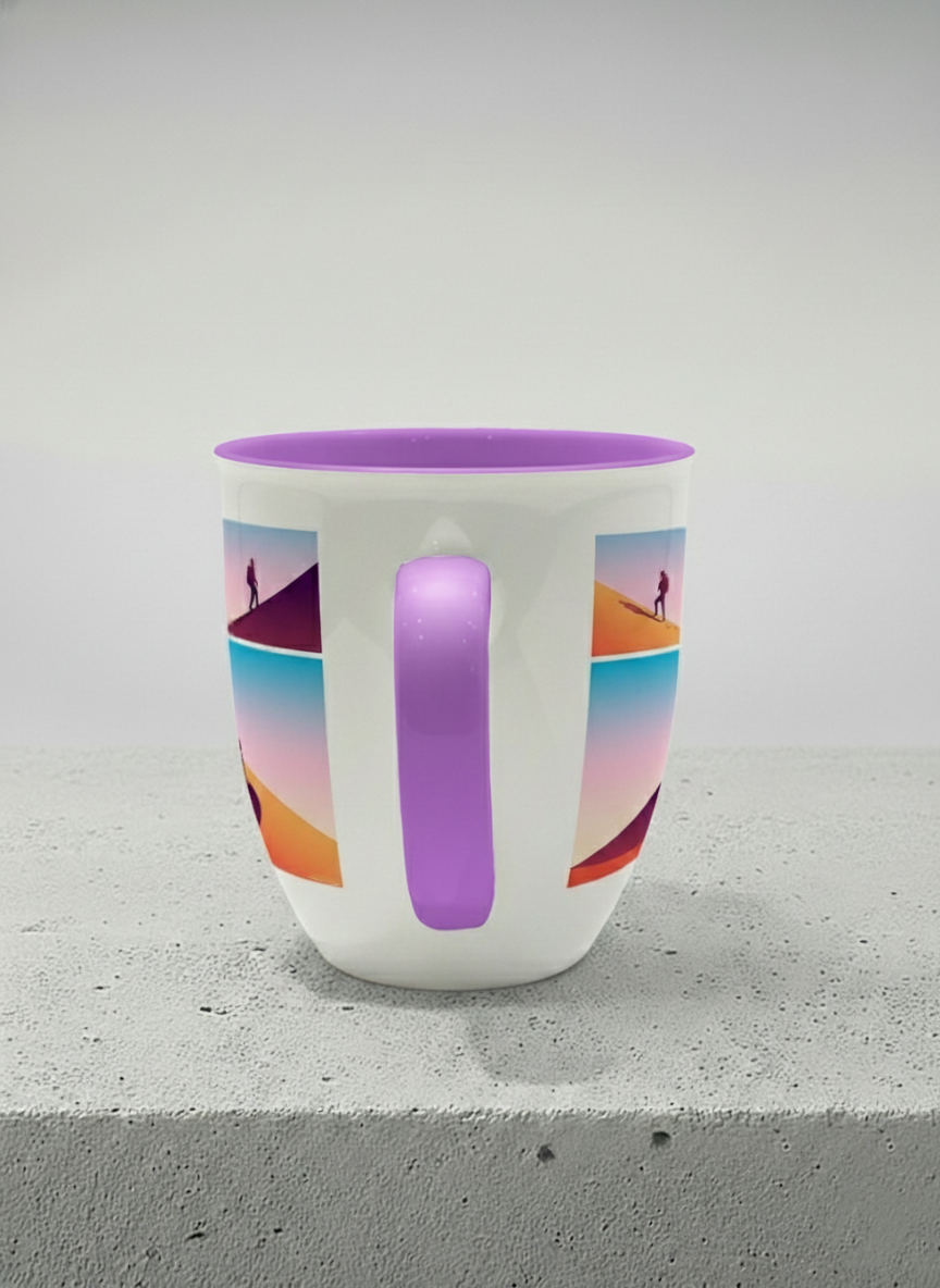 Ronny Mug | When Love Meets Us side view mug with lover comic by Tang Yau Hoong - Gallery By Inhesion