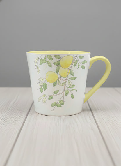 Conical Mug | Refreshing Pears mug with watercolor yellow pears by Alice Wong - Gallery By Inhesion
