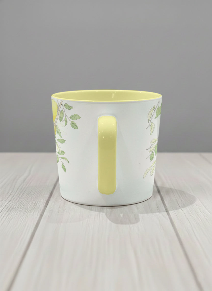 Conical Mug | Refreshing Pears side view mug with watercolor yellow pears by Alice Wong - Gallery By Inhesion